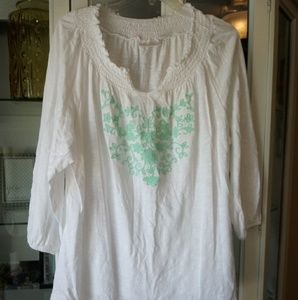 Belle Kim Gravel blouse